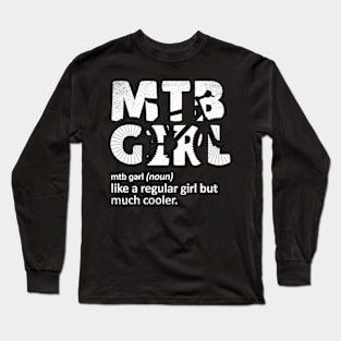 mtb girl Long Sleeve T-Shirt